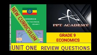 GRADE 9 ECONOMICS UNIT 1 REVIEW QUESTIONS BY PPT ACADEMY [upl. by Cthrine]