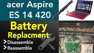 Acer Aspire Es 14 Battery Replacement Guide [upl. by Janifer]