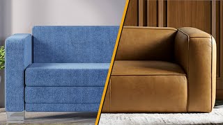 The Benefits of Fabric vs Leather Sofas  Buying Guide [upl. by Ballman]