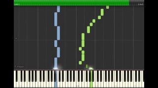 Piano tutorial Todd Terje  Alfonso Muskedunder Synthesia [upl. by Addia]