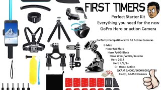 GoPro Hero Artman 58 in 1 2nd Gen action camera accessories [upl. by Jona]