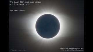 8 April 2024 Total Solar Eclipse live observation  8 Apr 2024 [upl. by Dincolo]