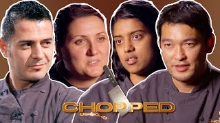 Chopped Lobster Gingerbread House amp White Chocolate  Full Episode Recap  S8 E7  Food Network [upl. by Enyt]