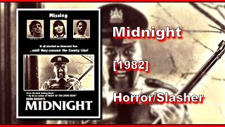 Midnight 1982  HORRORSLASHER  FULL MOVIE [upl. by Magulac859]