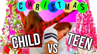 High School You Vs Child You CHRISTMAS [upl. by Elehcir]