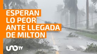 Peligroso huracán Milton toca tierra en Florida como categoría 3 es “la peor tormenta” en 100 años [upl. by Ardiek]