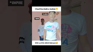 Ravindra Jadeja funny moment😅 cricket shorts trending jadeja [upl. by Eugilegna]