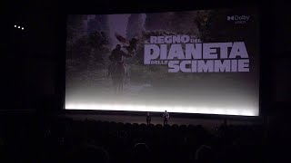 Il regno del pianeta delle scimmie le reazioni a caldo degli spettatori al Cinema Arcadia di Melzo [upl. by Khichabia]