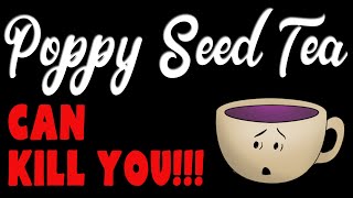 POPPY SEED TEA  Life changer or too dangerous Benefits amp Side Effects [upl. by Solohcin]