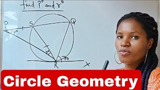 How to find angles in circle geometry using circle theorems [upl. by Gabriello]