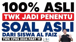 SOAL TWK CPNS 2024  SOAL ASLI DARI PESERTA SKD [upl. by Neeka155]