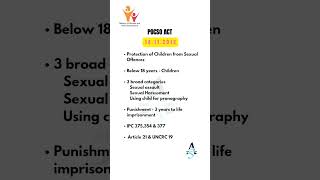 POCSO ACT pocsoact exam tnpsc importantacts ssc upsc group2 group1 group4 [upl. by Melc]