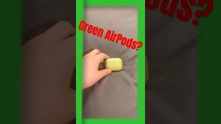 Green AirPods green airpods globglogabgalab glitch reality illusion foryou youtube fyp [upl. by Barret334]