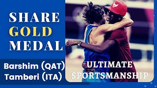 Barshim QAT amp Tamberi ITA SHARE GOLD  Mens High Jump Final  Tokyo 2020 Olympics [upl. by Constanta]