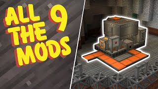 All The Mods 9 Modded Minecraft EP42 Immersive Engineering Railgun Automation [upl. by Ahsenad]