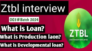 What is loan production loan ampDevelopmental loan ztbl interview [upl. by Giovanni]