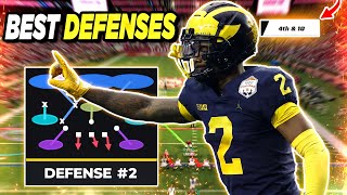 COLLEGE FOOTBALL 25  TOP 3 EASY DEFENSES TUTORIAL [upl. by Nylloc]