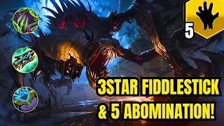 5 Abomination amp 3 Star Fiddlestick TFT 55 SET ERA OF HEROES [upl. by Williamsen]