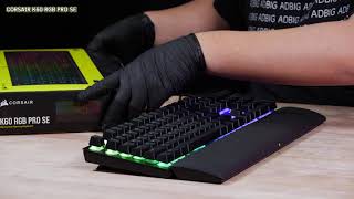 จ่ายไม่เยอะก็จับคีย์บอร์ดเกมมิ่ง PBT แบรนด์ดังได้ CORSAIR K60 RGB PRO SE [upl. by Amled]