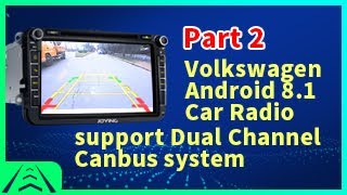 Joying 8quot Volkswagen Head Unit 4GB Android 810 Canbus System Radio [upl. by Gnad]