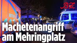 Mann fragt nach Zigaretten und schlägt mit Machete zu  Berlin Kreuzberg [upl. by Aihtenak]