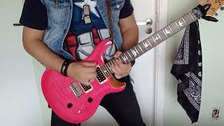 MetallicaThe Unforgiven Guitar solo covermetallica kirkhammett jameshetfield prscustom24 [upl. by Hafinah637]