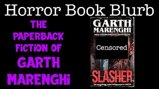 The Paperback Fiction of Garth Marenghi  Horror Book Blurb [upl. by Delos]