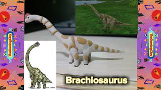 quotBrachiosaurusquotJurassic ParkOperation Genesis Clay Figure [upl. by Yuma]