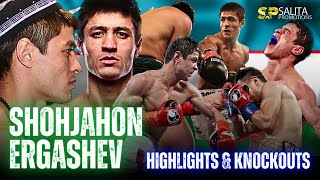 SHOHJAHON ERGASHEV ACTION HIGHLIGHTS AND KNOCKOUTS [upl. by Ronile584]