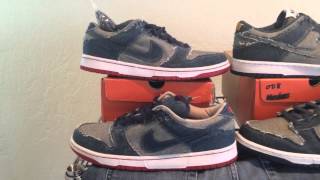 ShoeZeum Reese Forbes and Medicom 2 Denim Nike Dunk SBs [upl. by Naek]