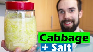 How To Make Sauerkraut In 10 Minutes [upl. by Deehsar]