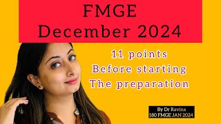 FMGE PREPARATION 2024 strategy  tips and tricks  by Dr Ravina  MBBS INTERN [upl. by Ambrose]