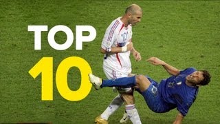 10 Most Shocking Moments In Football History [upl. by Redienhcs]