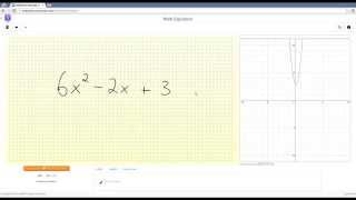 Draw a math expression or equation have it graphed or solved with LaTeX copypaste too [upl. by Aidroc992]