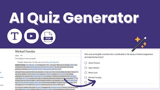 AI Quiz Generator right inside Google Forms [upl. by Yecats]