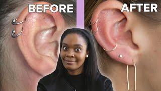 We Got Custom Ear Piercings [upl. by Three]