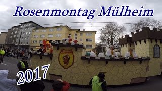 Rosenmontagszug Karneval Mülheim Deutschland [upl. by Rehposirhc]