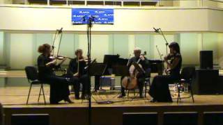 Algimantas Kubiliunas Five pieces Kaunas String Quartet [upl. by Rubi325]