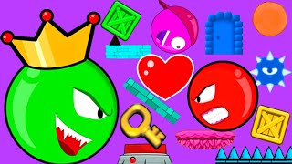 Juegos para Niños  Red Hero Ball vs Green King episodio 3 nivel Experto  Videos de Bolitas [upl. by Raamaj]