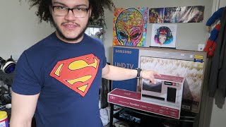 SETTING UP SAMSUNG SOUND BAR N450 WITH SAMSUNG 4k 7 SERIES SMART TV [upl. by Arnold]