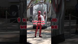 Deadpool “I guess Logie Bear didn’t make it Today” deadpool disneyland marvel shorts [upl. by Hoeve]