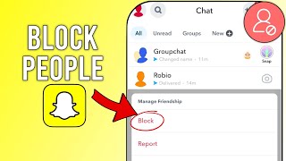 How to Block Someone on Snapchat 2024 [upl. by Longmire]