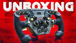 THE BEST LOOKING F1 WHEEL  Fanatec F1 Unboxing [upl. by Ddej]