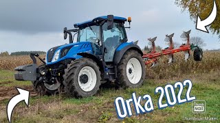 Orka zimowa 2022 New Holland T5 110 amp Kverneland ES 100 Jesień 2022 [upl. by Melvin]