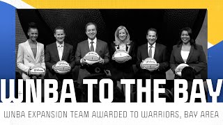 WNBA expansion team awarded to Warriors Bay Area plan to start playing in 2025  NBC Sports BA [upl. by Rezeile757]