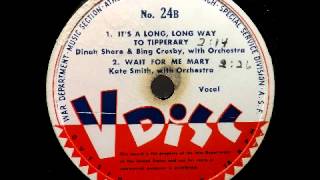 VDisc 24 Dinah Shore Bing Crosby Kate Smith [upl. by Nayb283]