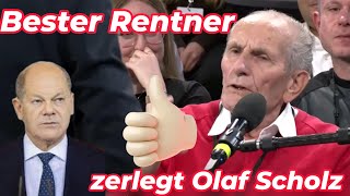 Rentner zerlegt Olaf Scholz [upl. by Costin]