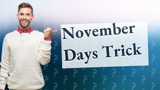 Is there 31 days in November [upl. by Nagyam972]