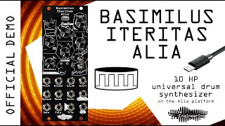 Basimilus Iteritas Alia universal drum synthesizer from Noise Engineering [upl. by Budde]