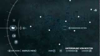 Assassins Creed 3 Boston Untergrund Schnellreisepunkte Underground Fast Travel Points Map [upl. by Oiramej736]